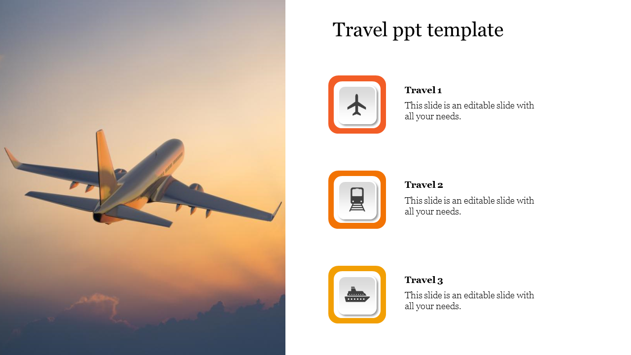 template-powerpoint-travel